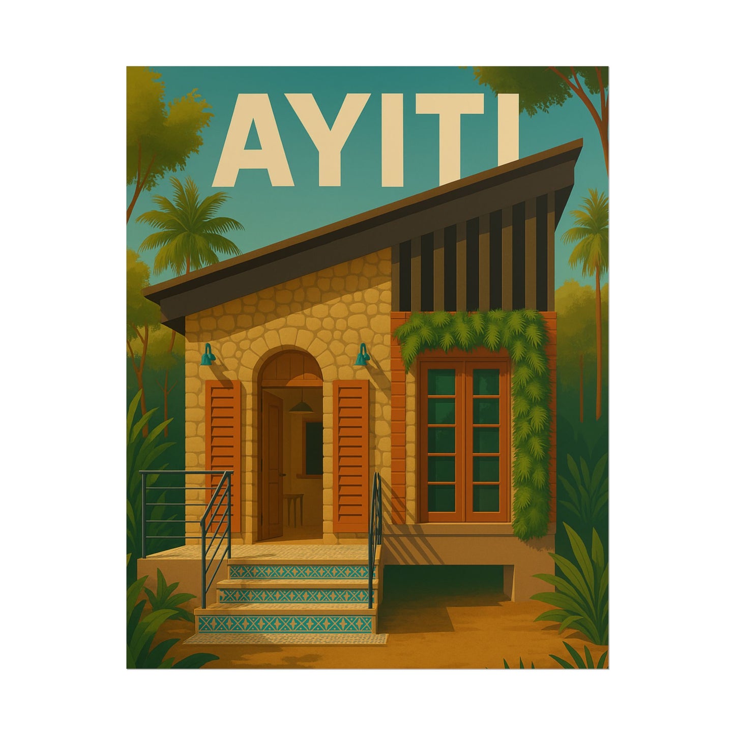 Ayiti Preservation Exterior - ACT Collab - Rolled Posters