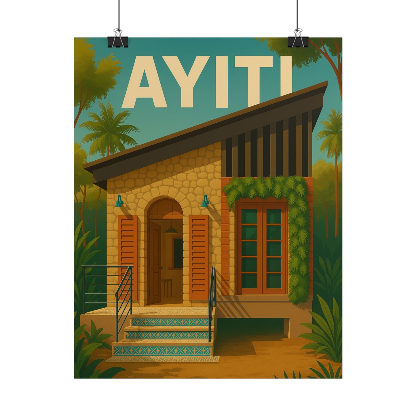 Ayiti Preservation Exterior - ACT Collab - Rolled Posters