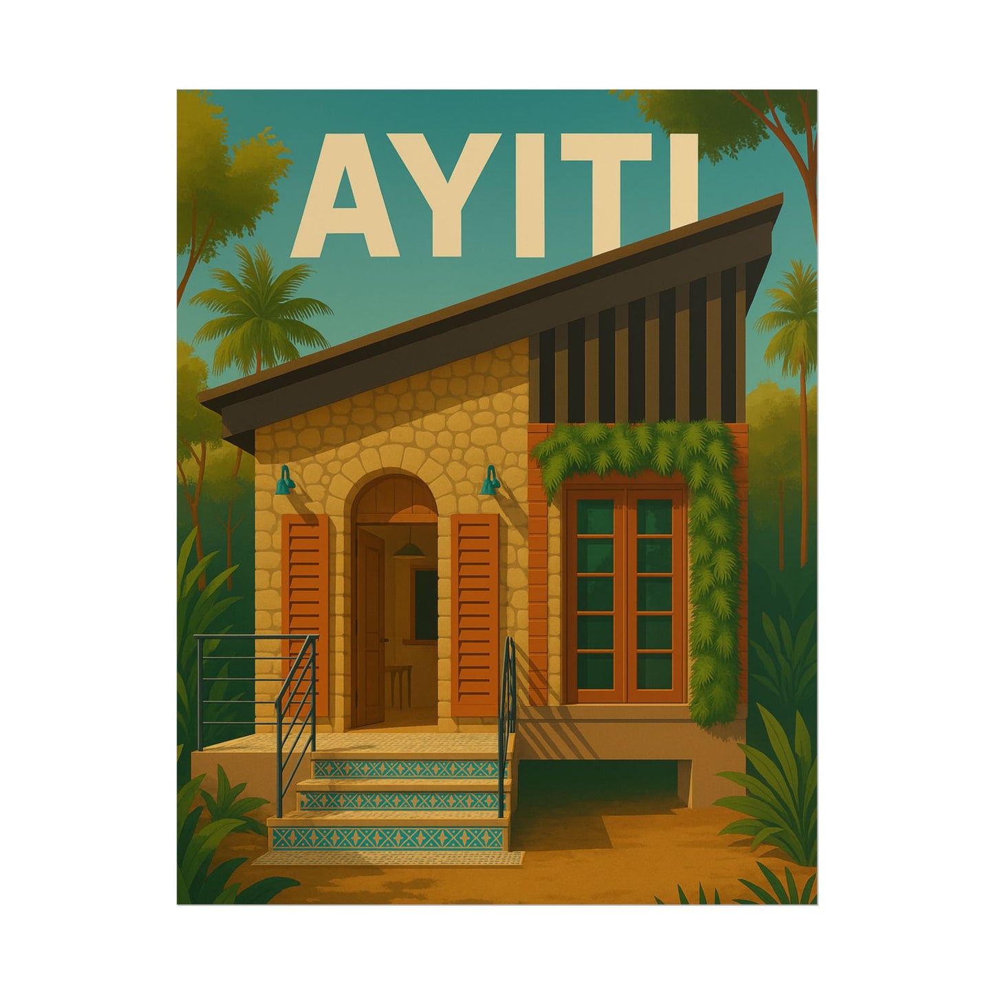 Ayiti Preservation Exterior - ACT Collab - Rolled Posters