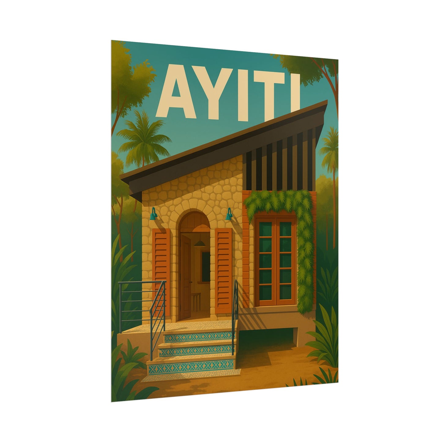 Ayiti Preservation Exterior - ACT Collab - Rolled Posters