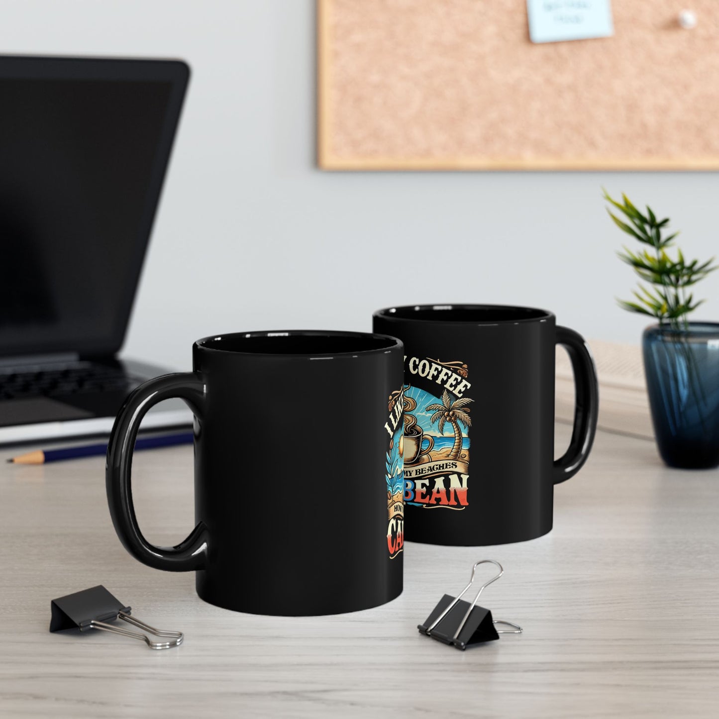 I LIKE MY COFFEE Black Mug (11oz, 15oz)