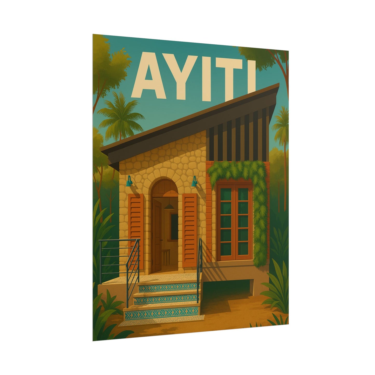 Ayiti Preservation Exterior - ACT Collab - Rolled Posters