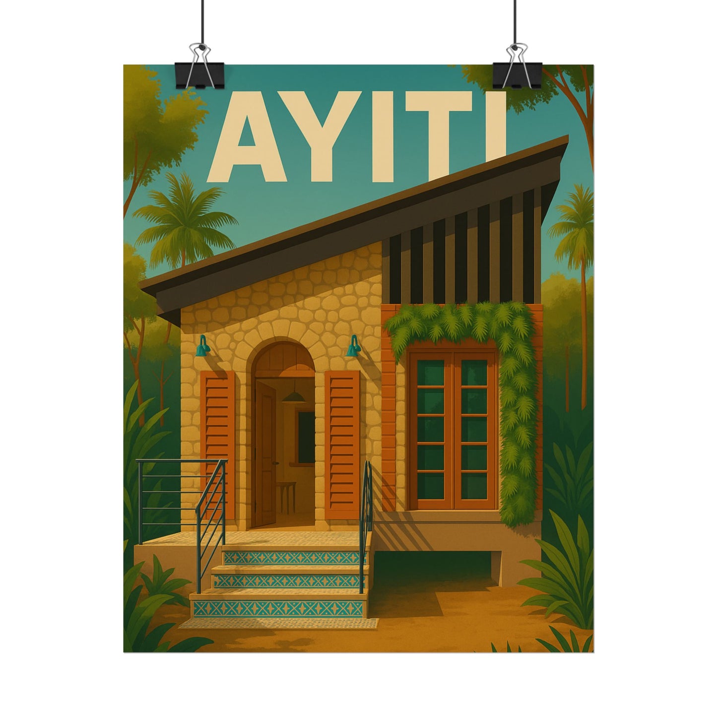 Ayiti Preservation Exterior - ACT Collab - Rolled Posters