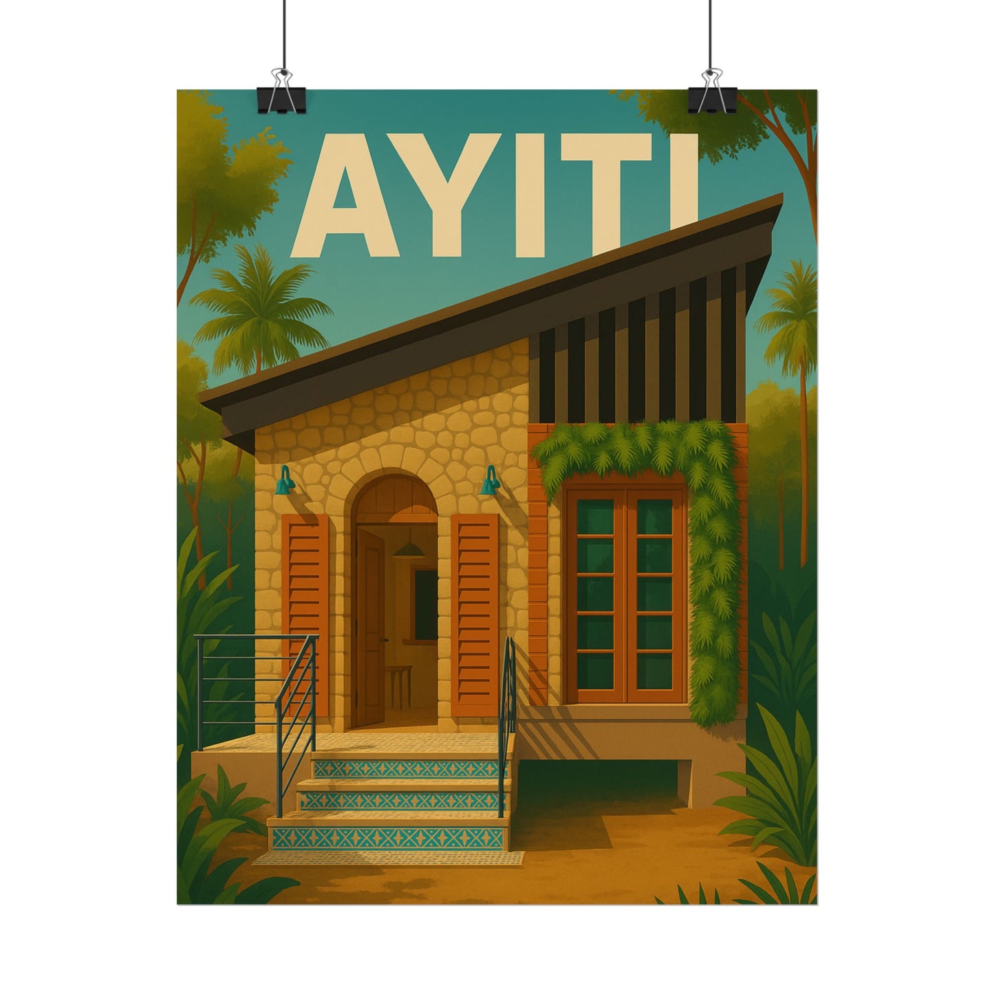 Ayiti Preservation Exterior - ACT Collab - Rolled Posters