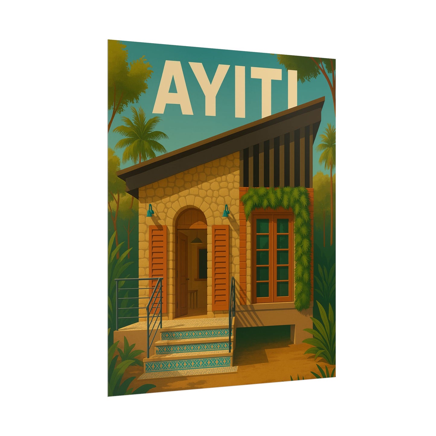 Ayiti Preservation Exterior - ACT Collab - Rolled Posters