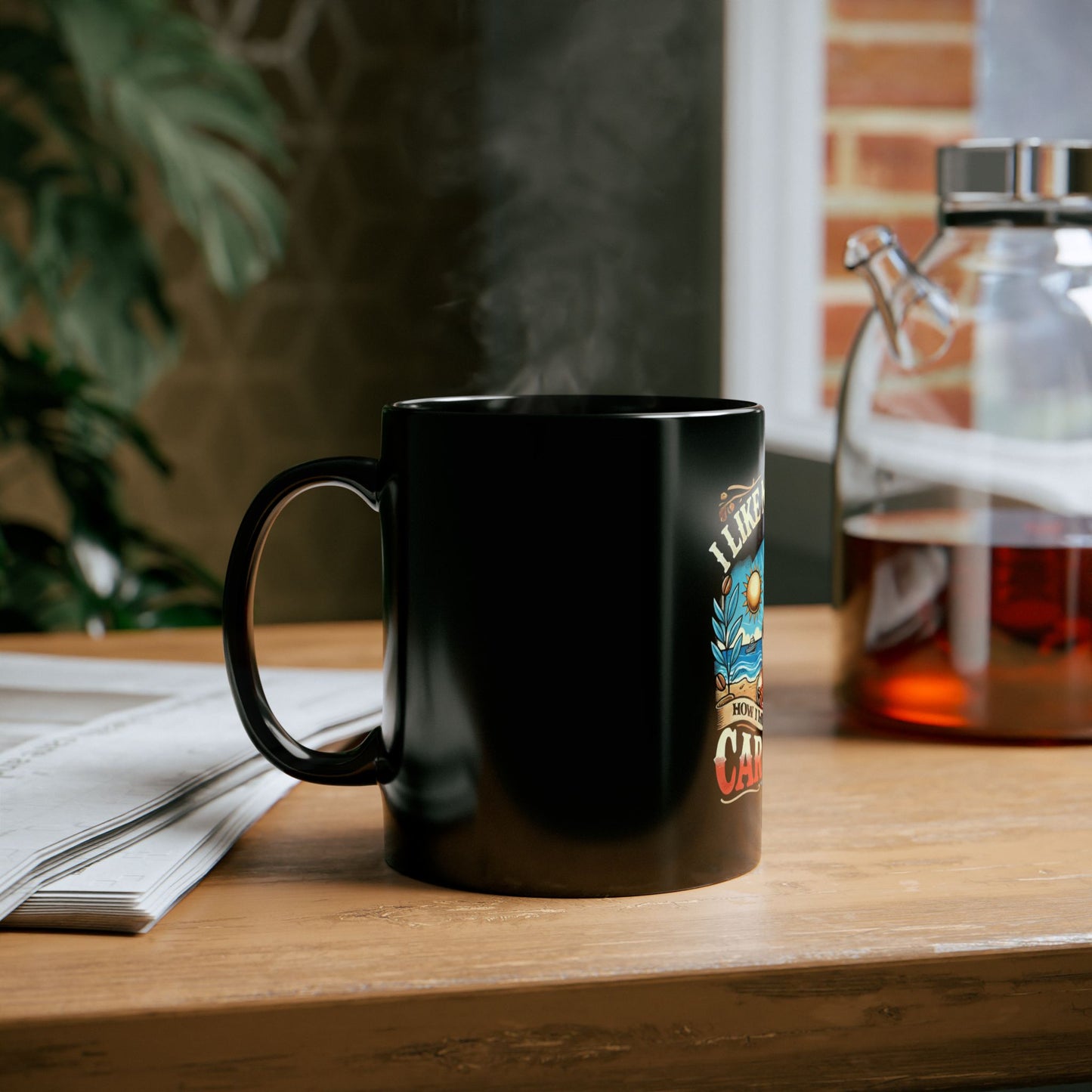 I LIKE MY COFFEE Black Mug (11oz, 15oz)