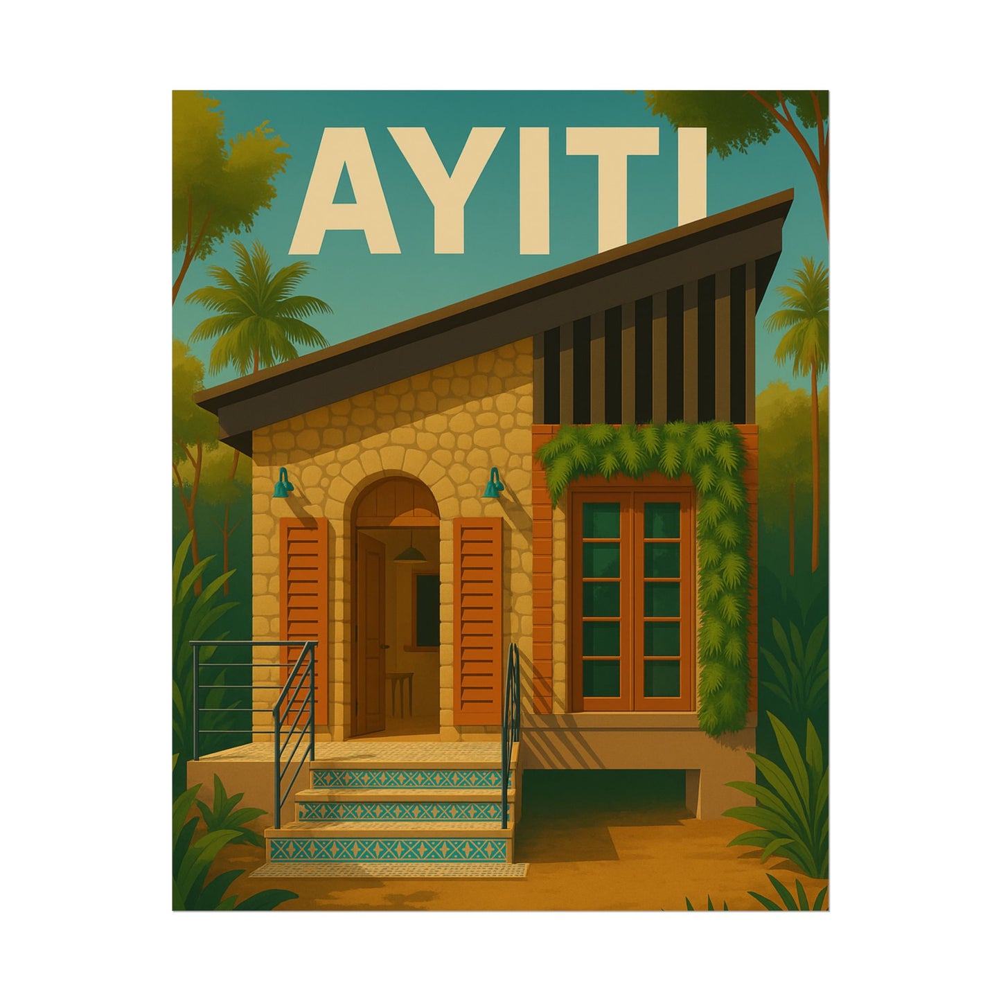 Ayiti Preservation Exterior - ACT Collab - Rolled Posters