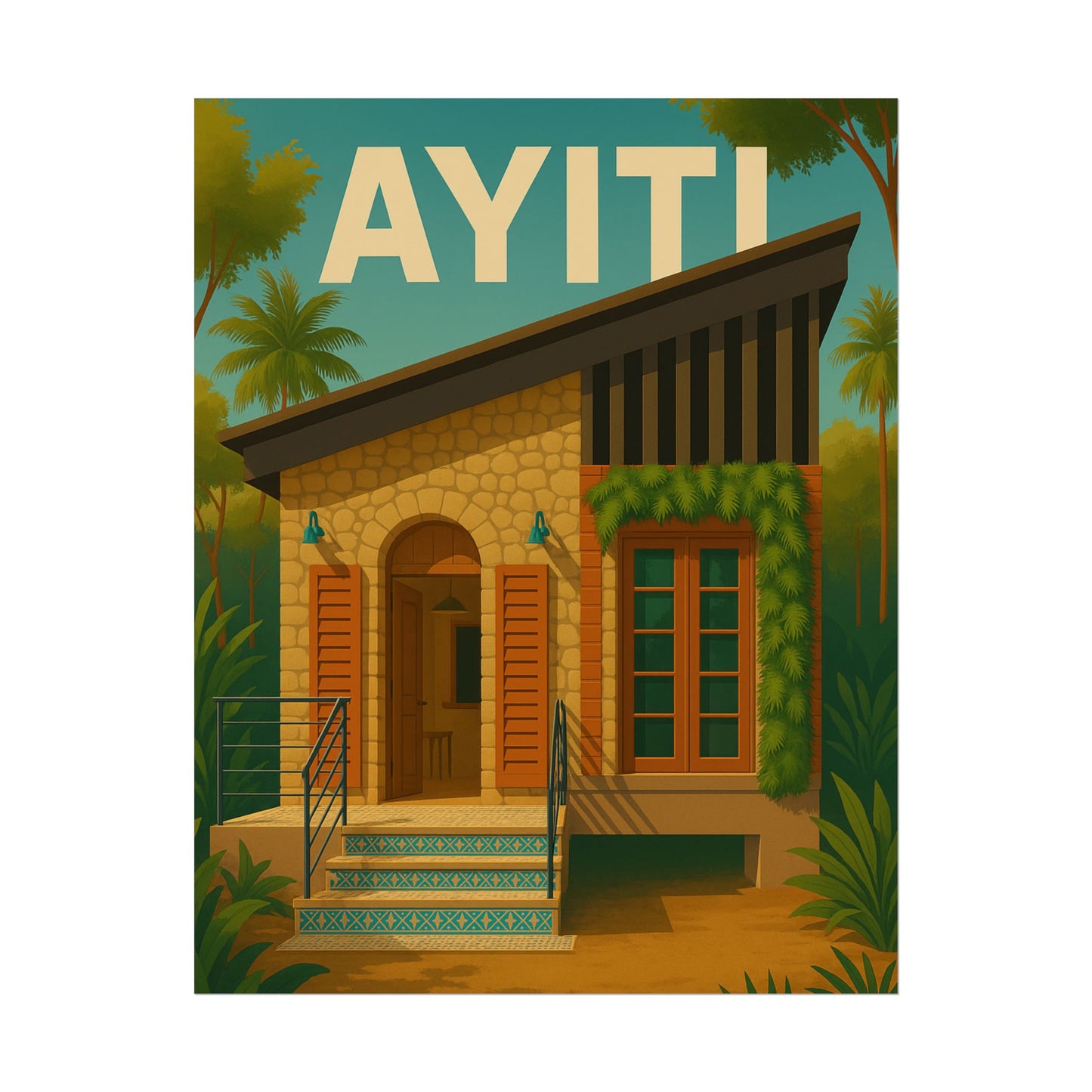 Ayiti Preservation Exterior - ACT Collab - Rolled Posters
