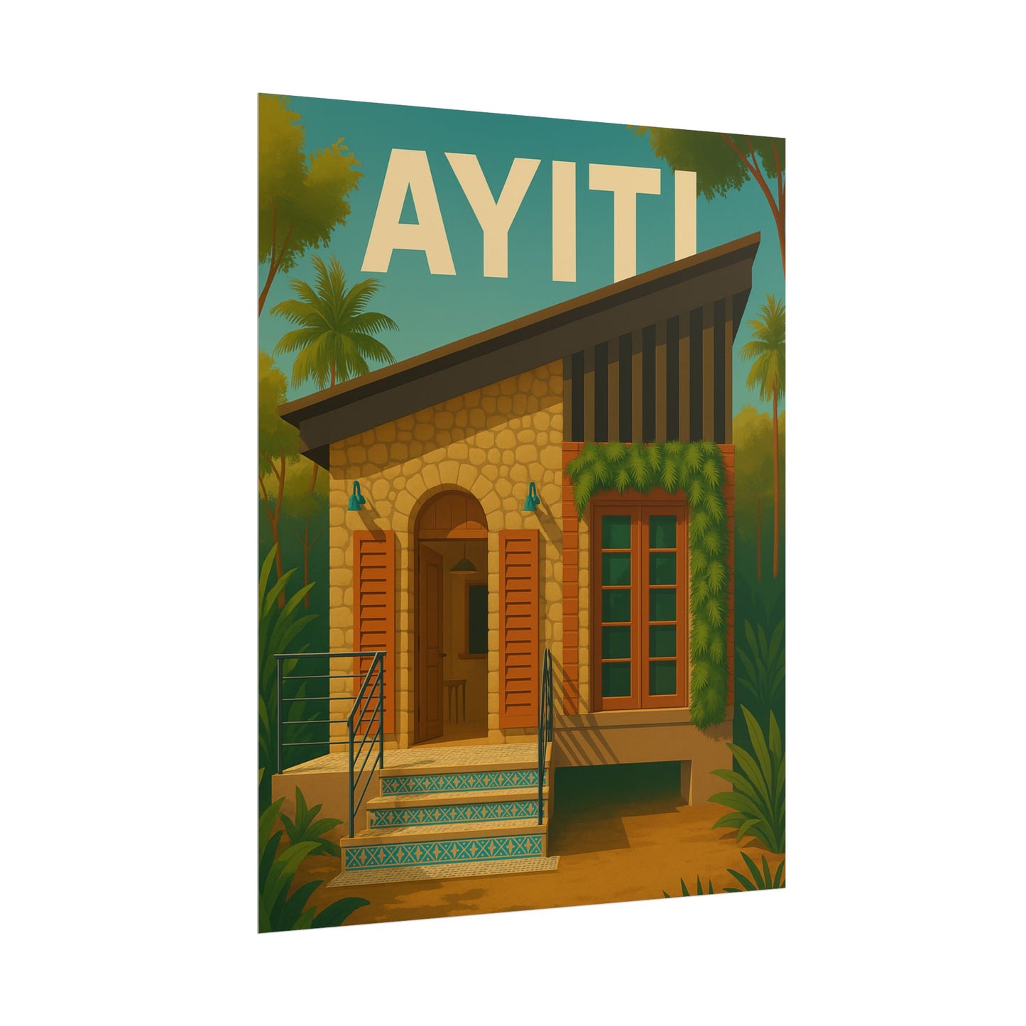Ayiti Preservation Exterior - ACT Collab - Rolled Posters