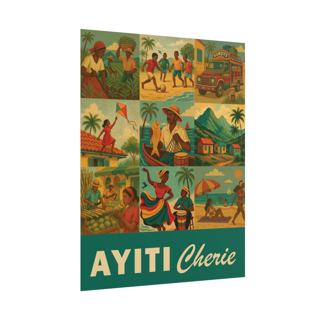 AYITI CHERIE - Rolled Posters