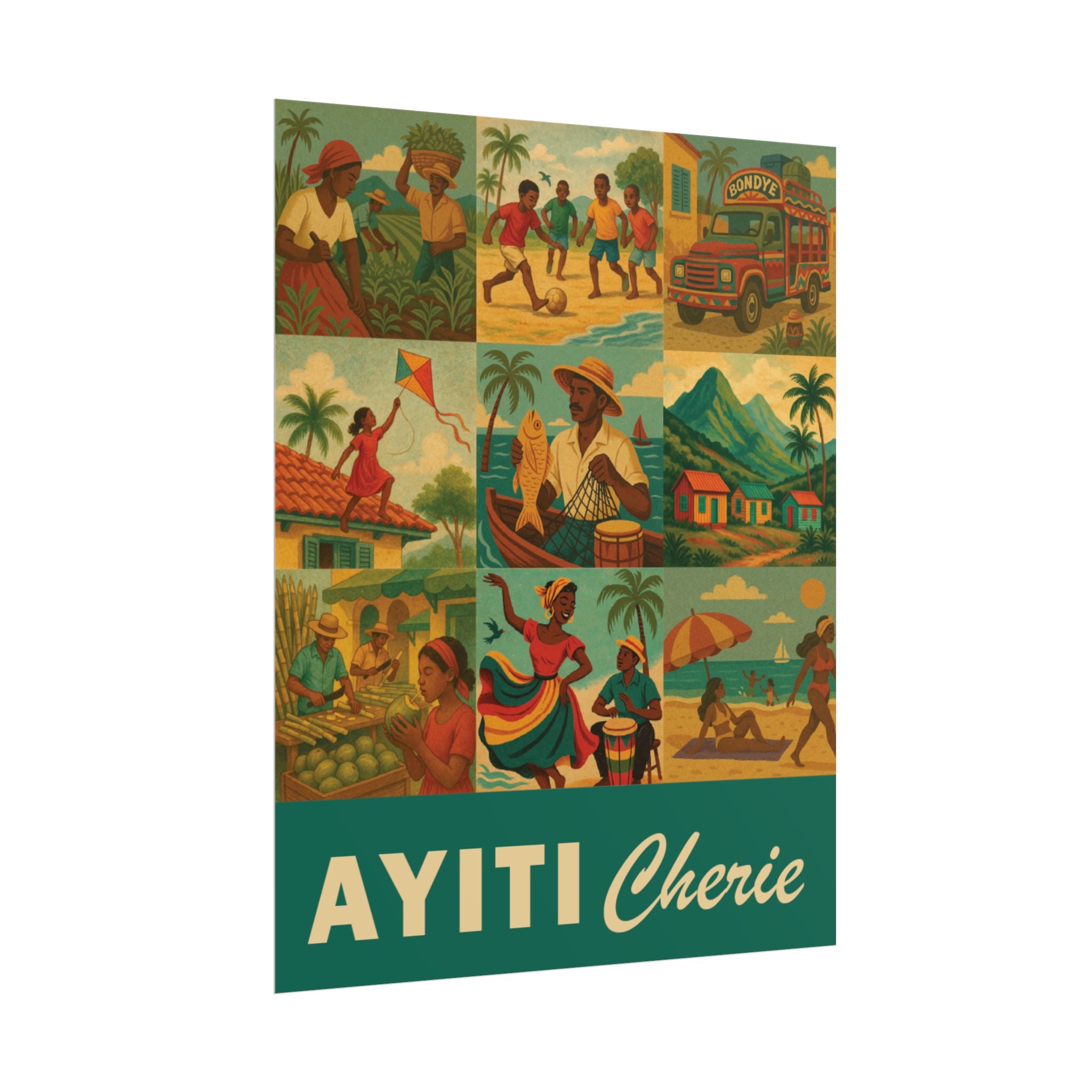 AYITI CHERIE - Rolled Posters