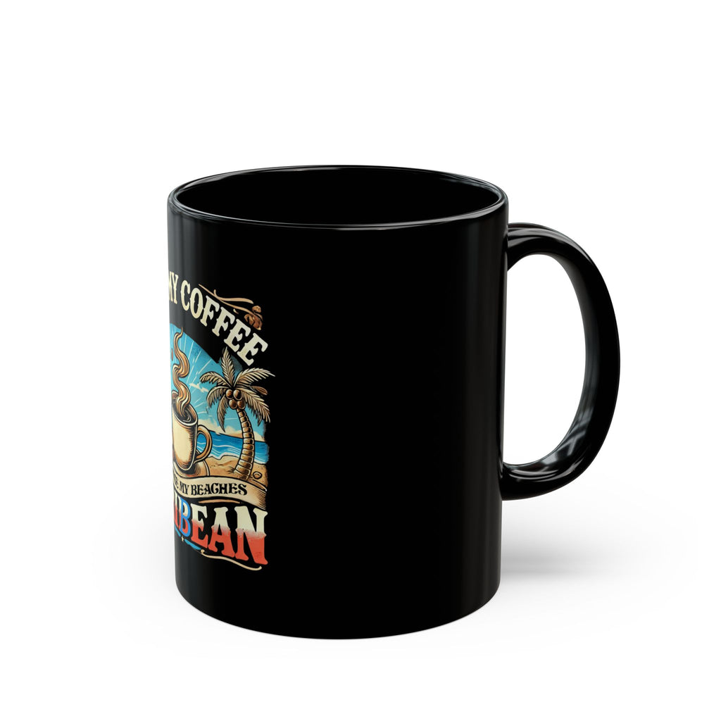 I LIKE MY COFFEE Black Mug (11oz, 15oz)