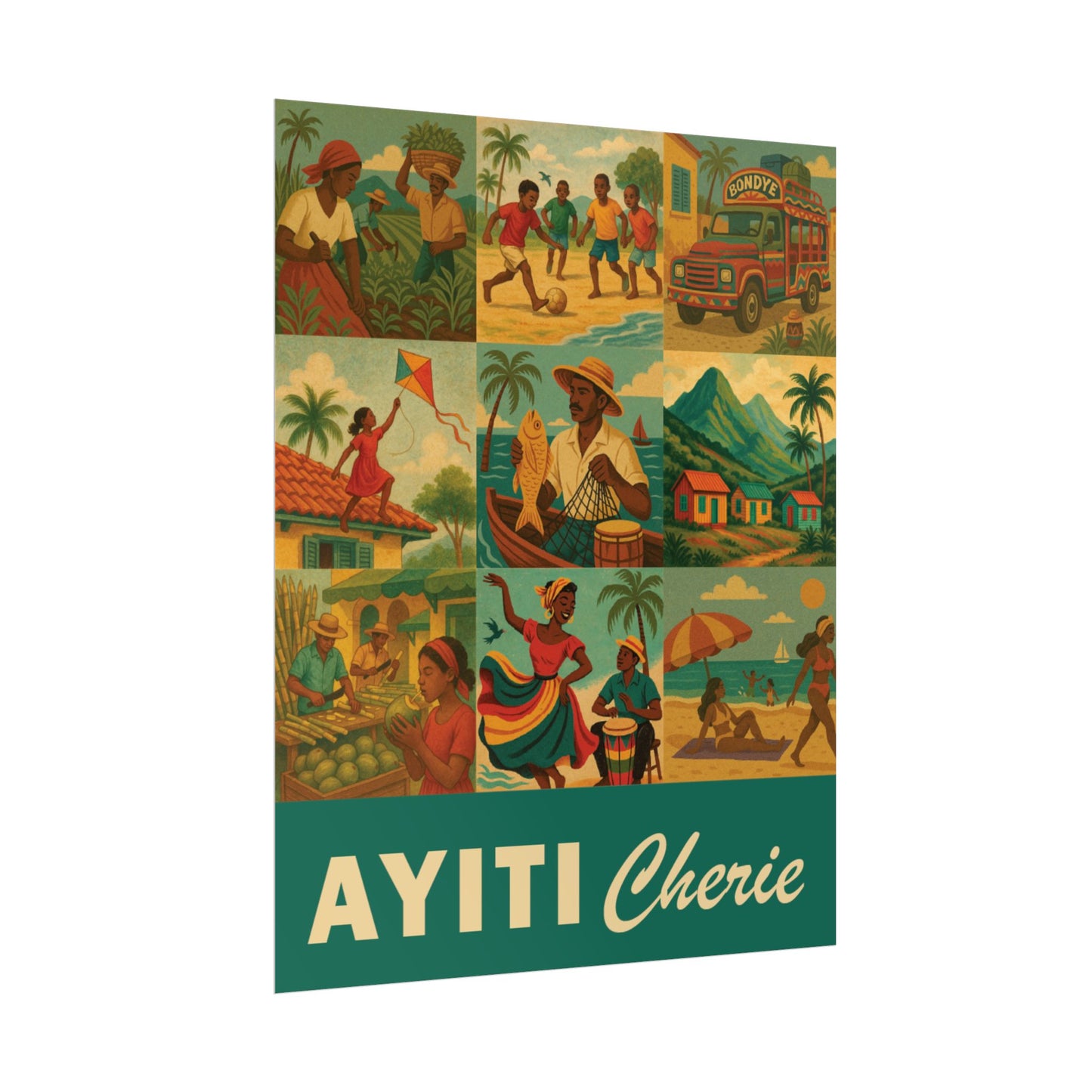 AYITI CHERIE - Rolled Posters