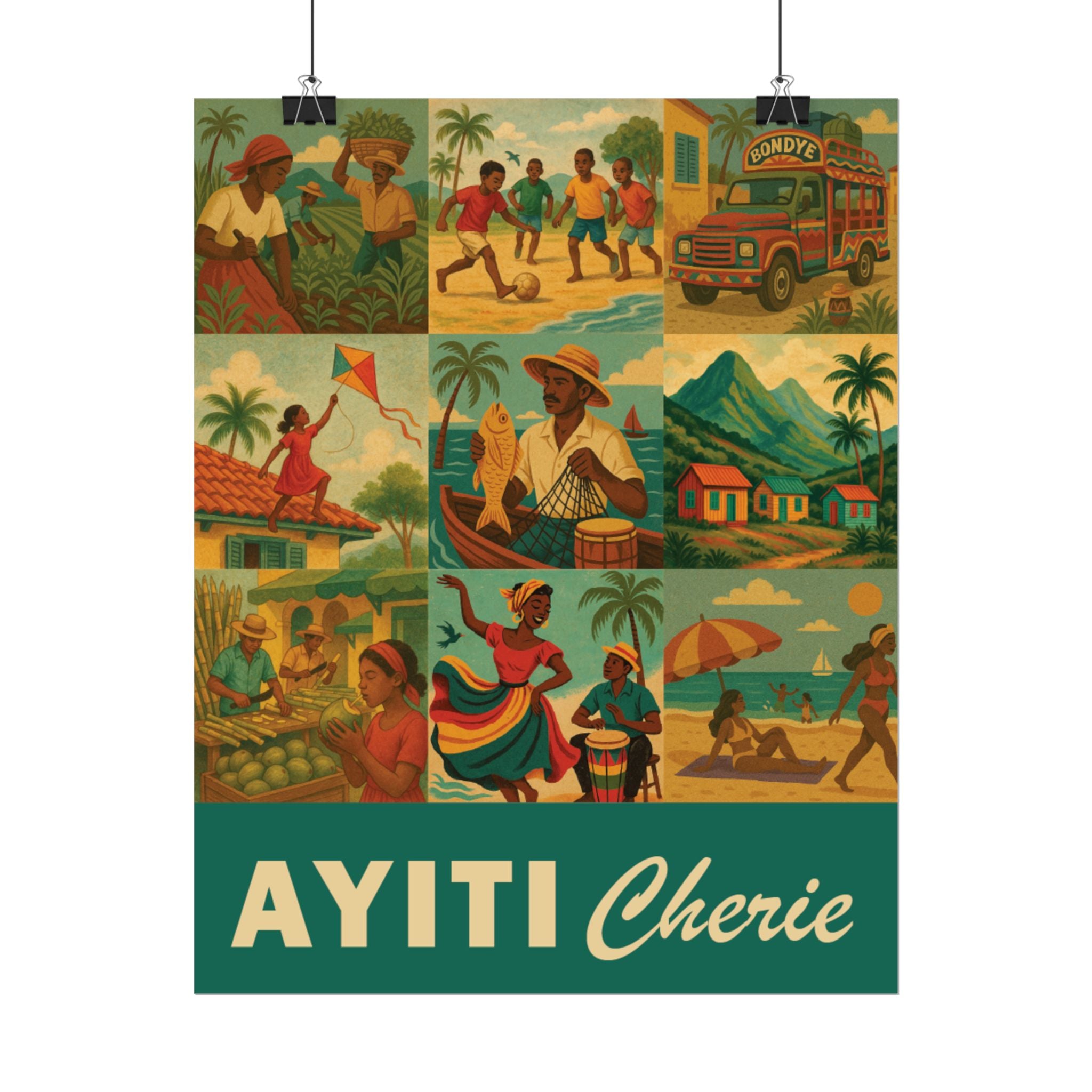 AYITI CHERIE - Rolled Posters