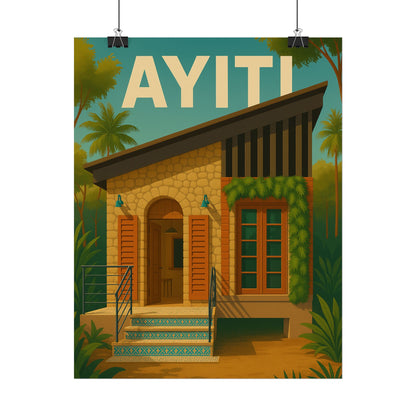 Ayiti Preservation Exterior - ACT Collab - Rolled Posters