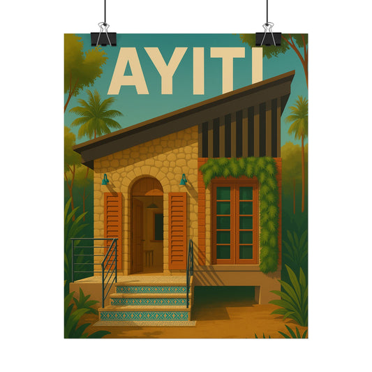 Ayiti Preservation Exterior - ACT Collab - Rolled Posters