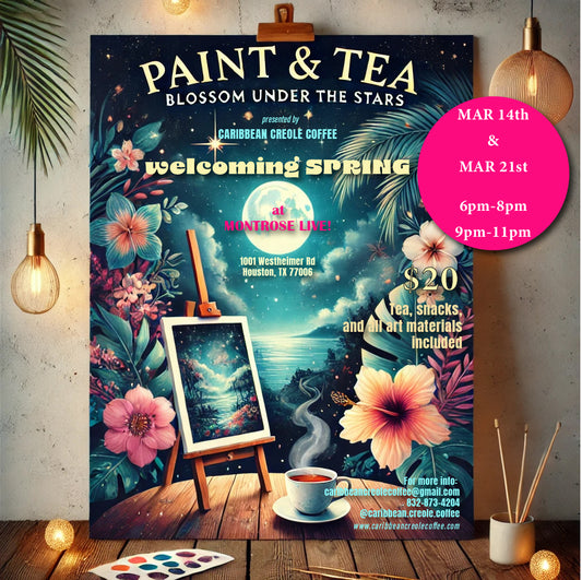 PAINT & TEA - Blossom Under the Stars