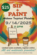 Sip and Paint - Fall Edition - General Admission For 2
