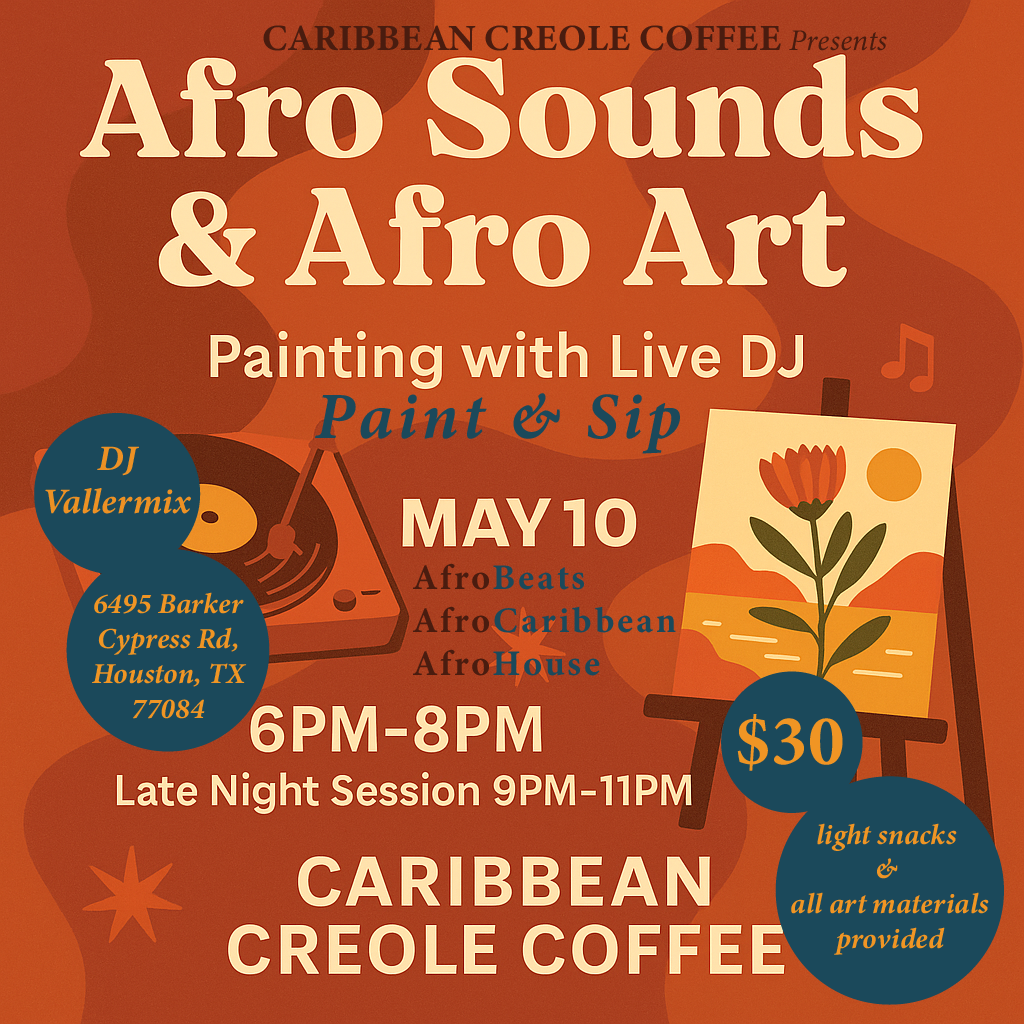AFRO SOUNDS & AFRO ART - Paint & Sip